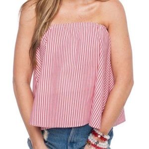 BuddyLove striped strapless top